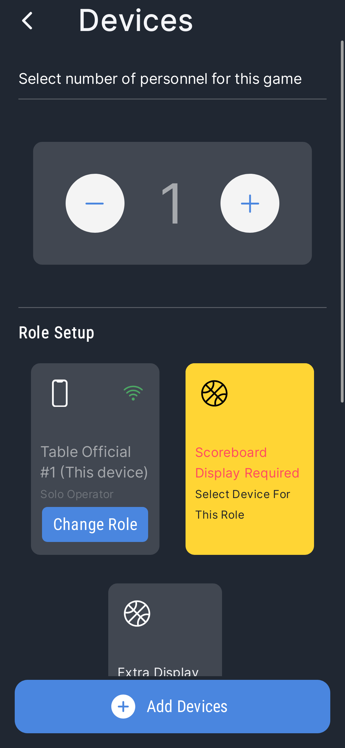 Game preparation - step 5